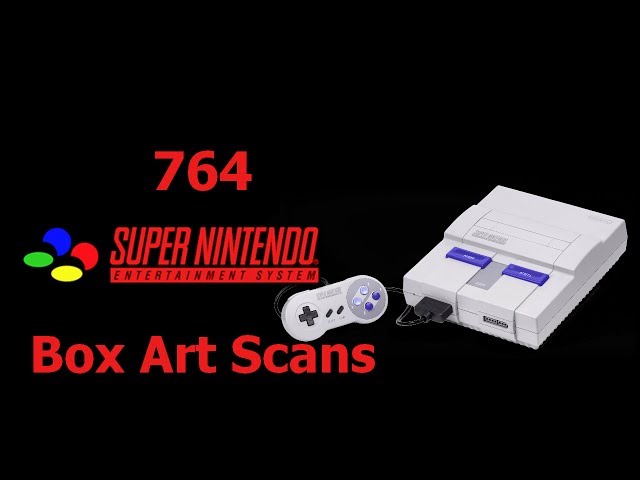 764 Super Nintendo Box Art Scans | Retrounlim