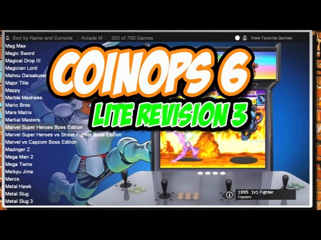 CoinOPS 6 Lite Revision 3 Original Xbox Retro Gaming Arcade Modding ...