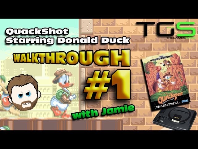 Quack Shot Starring Donald Duck - Walkthrough Part 1 - Sega Mega Drive