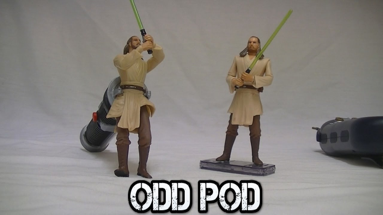 Qui-Gon Jinn figures - Star Wars: The Phantom menace Toy review | Odd ...