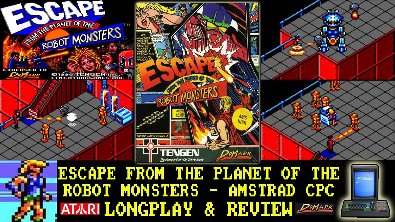 AMSTRAD CPC Escape From The Planet Of The Robot Monsters ...
