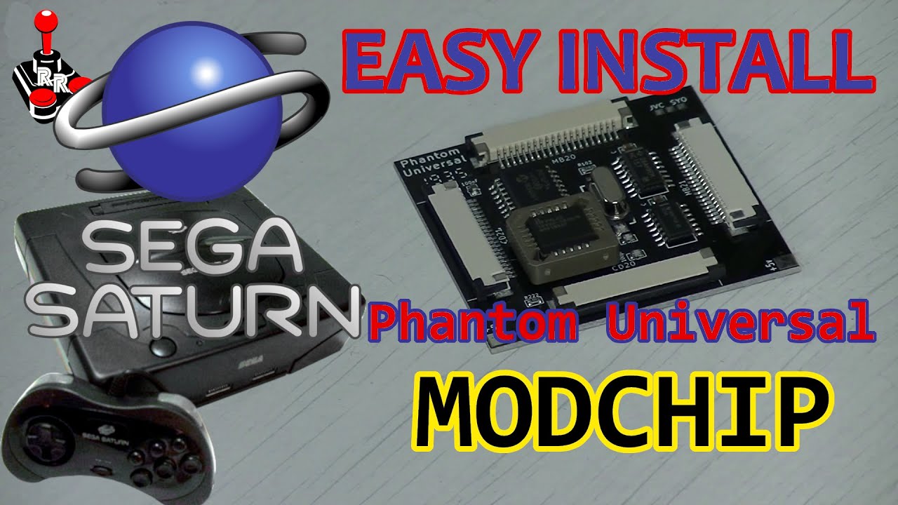 Sega Saturn | Phantom Universal Modchip Install | Retrounlim