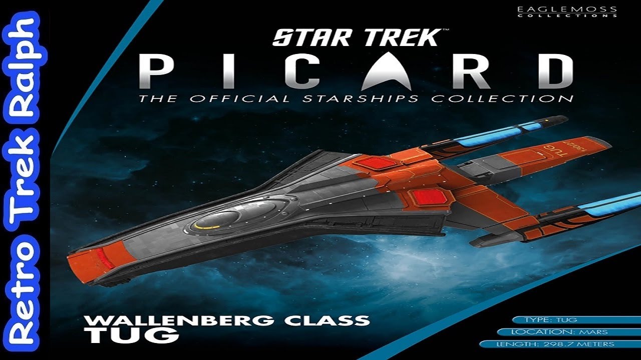 Starfleet Wallenberg Tug Star Trek - Modello Collezione Ufficiale Eaglemoss