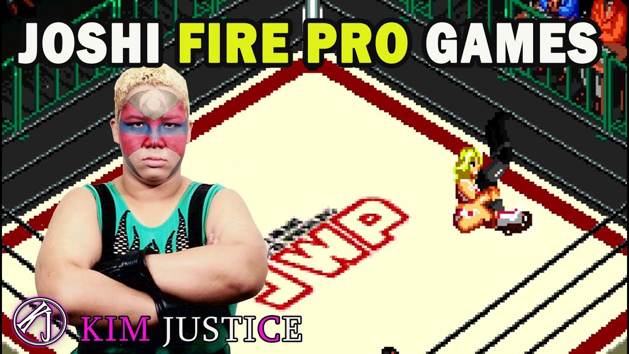 Classic Fire Pro Wrestling Games with Joshi Puro Legends! | Kim Justice ...
