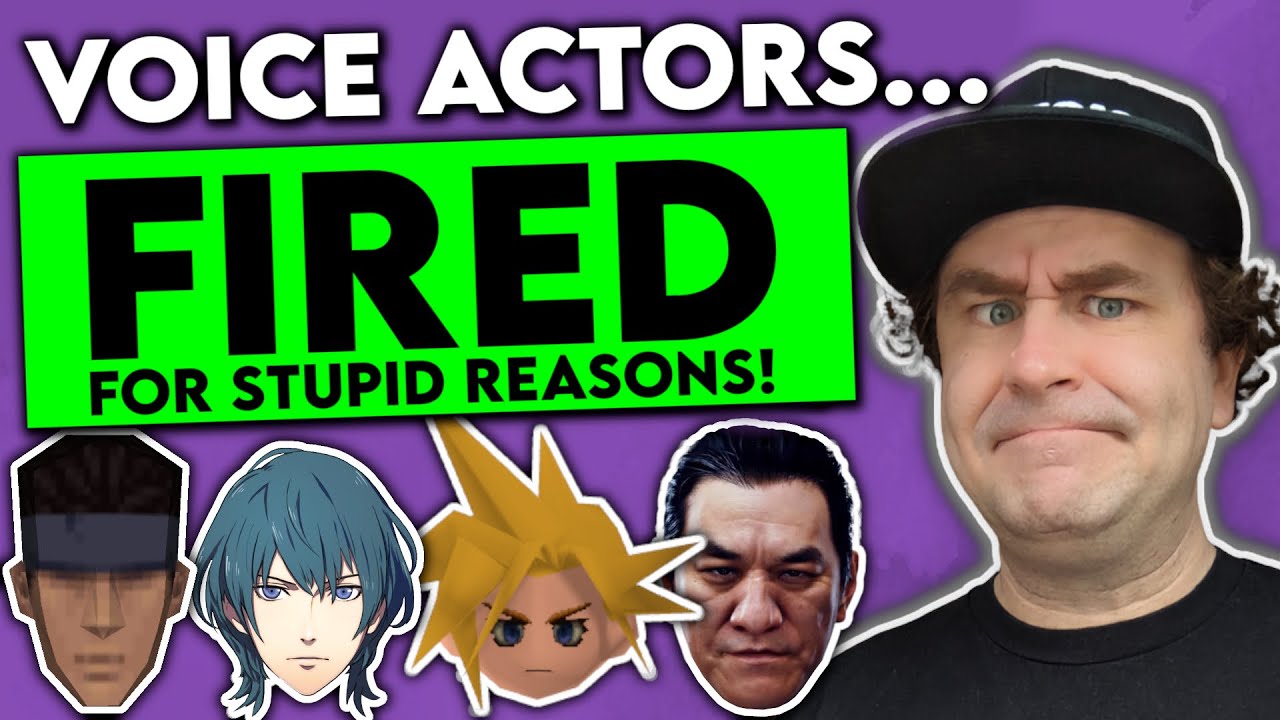 5 Voice actors fired for stupid reasons! Weird Gaming Facts Retrounlim