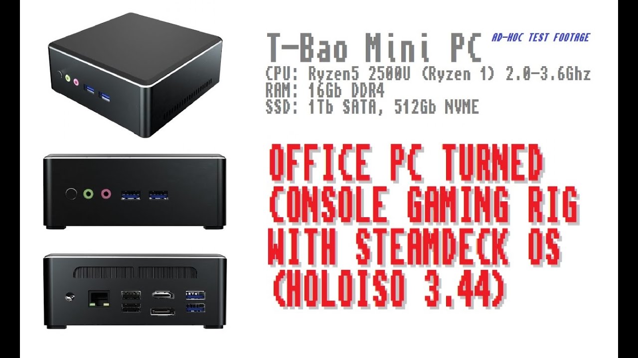Office Mini PC (Ryzen5 2500U, Vega 8) Turned Console Gaming Rig With ...