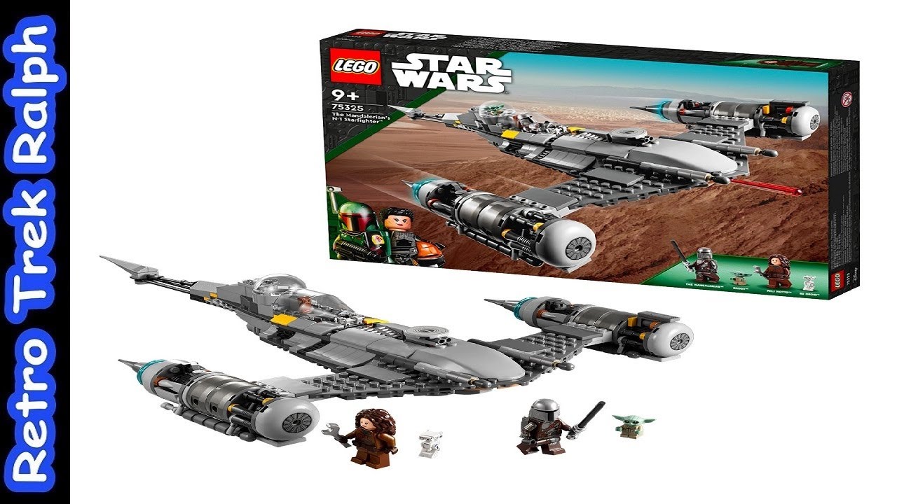 LEGO Star Wars 75325 The Mandalorian's N1 Starfighter Build | Retrounlim