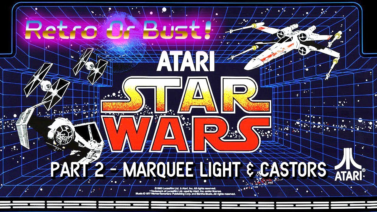 Atari Star Wars Part 2 - Restoration Time! Fitting Castors & Fixing ...