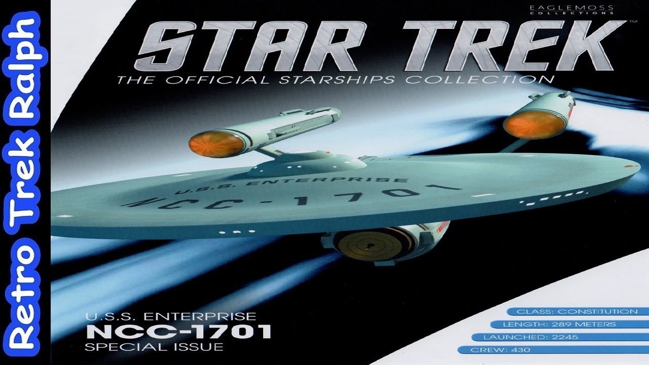 Vaisseau Spatial OV-165 Star Trek - Collection Officielle Eaglemoss N°128 - Modèle En Métal Peint à La Main, 13 Cm - Avec Magazine