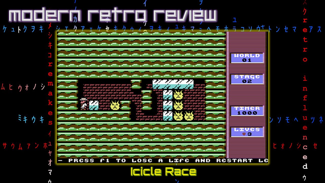 Modern Retro Review - Icicle Race (Commodore 64) | Retrounlim