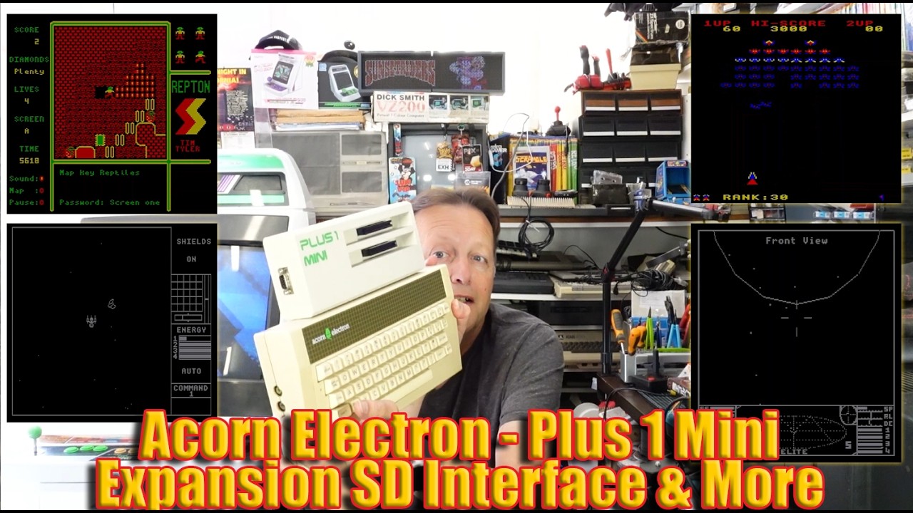 Acorn Electron - Plus 1 Mini Expansion SD Interface & More | Retrounlim