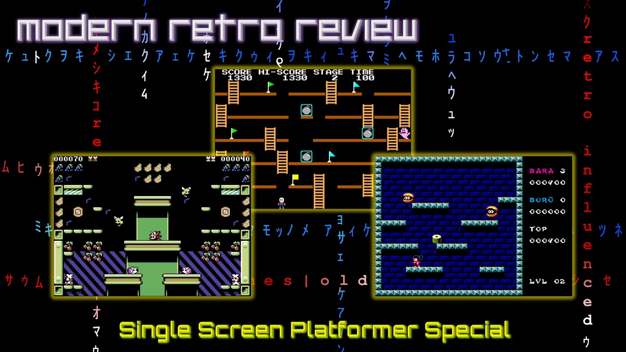 Modern Retro Review - Single Screen Platformer Special | Retrounlim