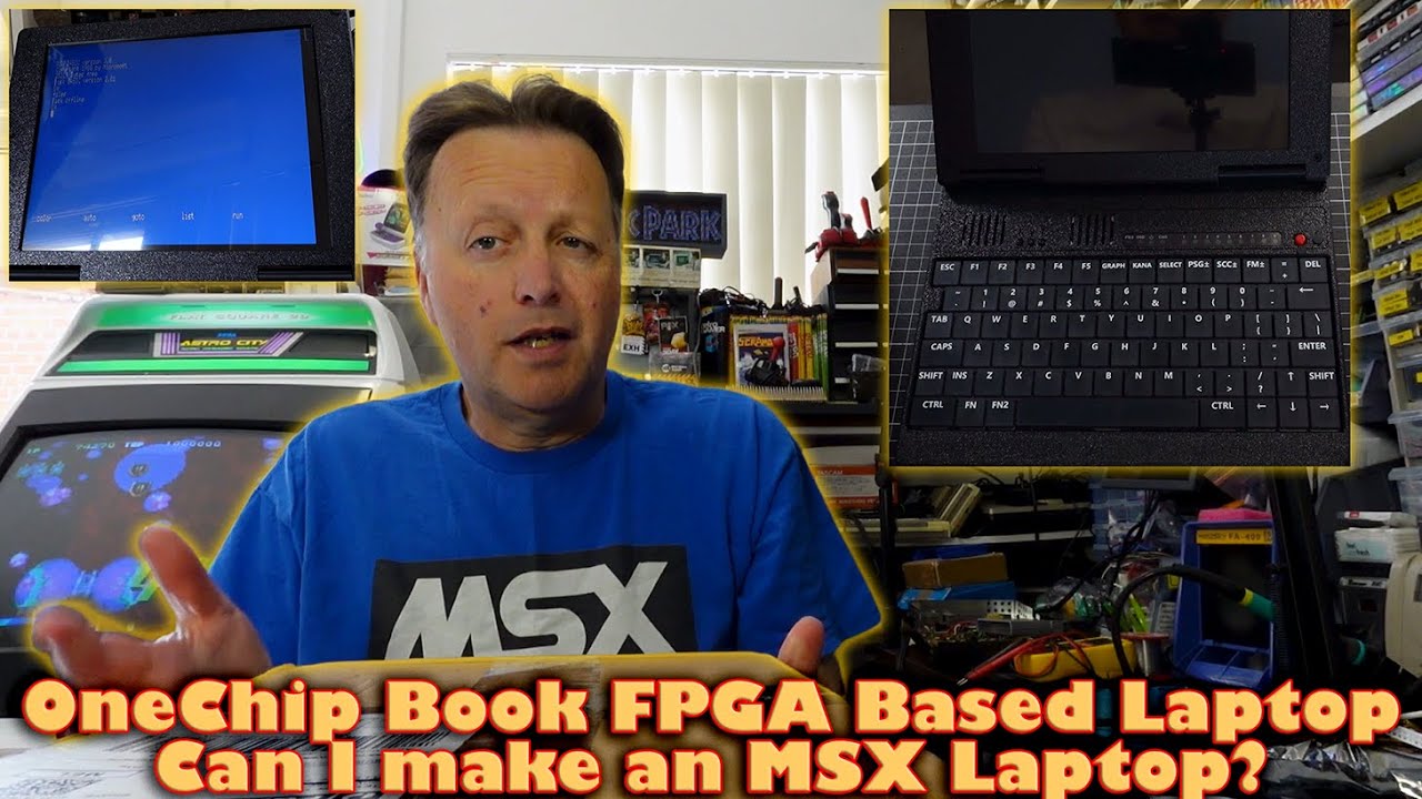 OneChip Book FPGA Based Laptop - Can I make it an MSX laptop? | Retrounlim