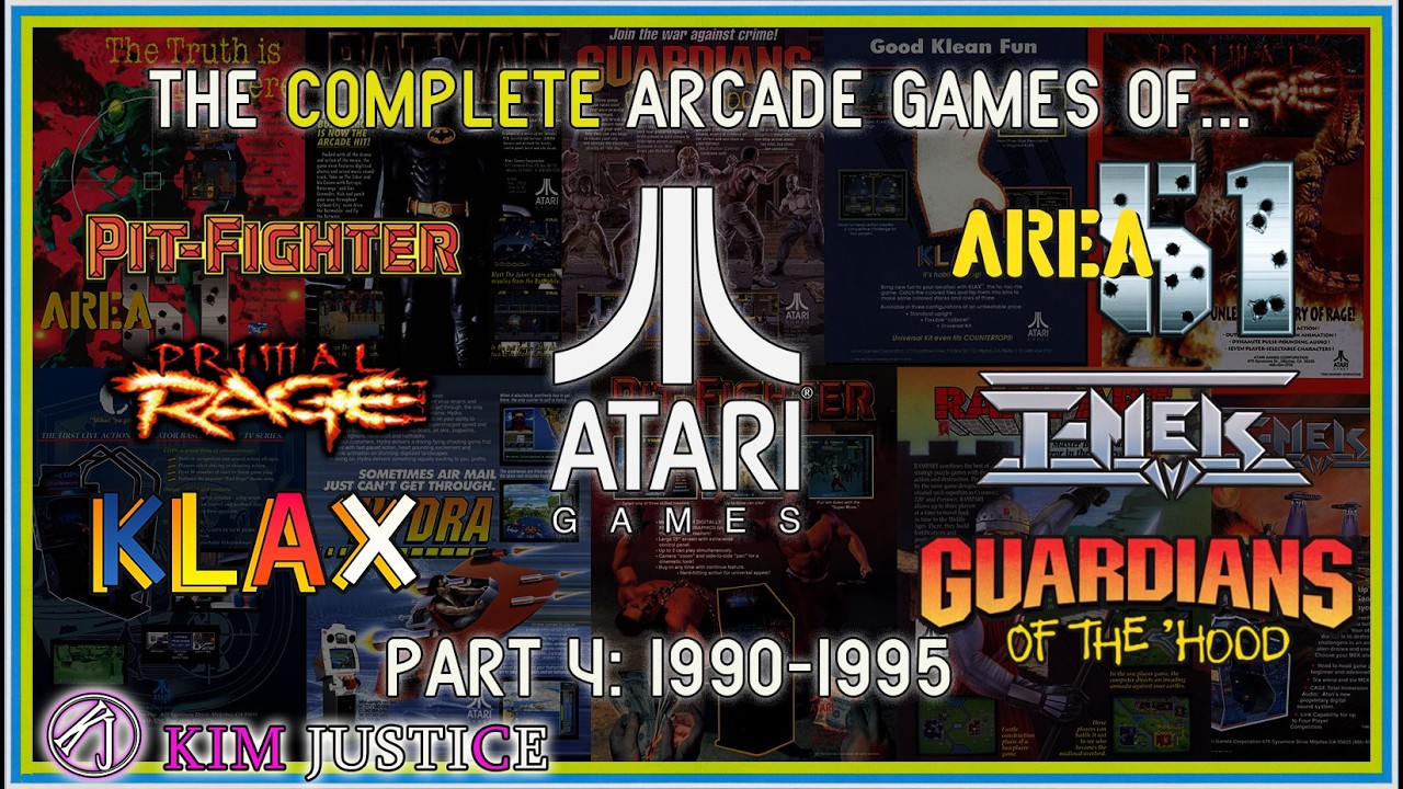 The Story and COMPLETE Arcade Games of Atari: Part 4 -1990-1995 ...